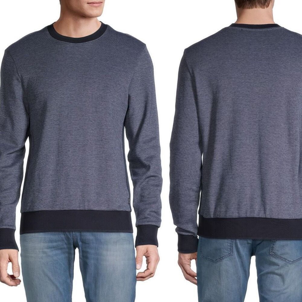 BOSS Hugo Boss Stadler Sweatshirt In Navy Size XL